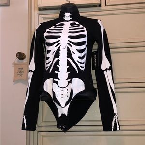 Skeleton body suit